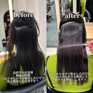 ナチュラルウルフ 九嶋優斗のヘアスタイル