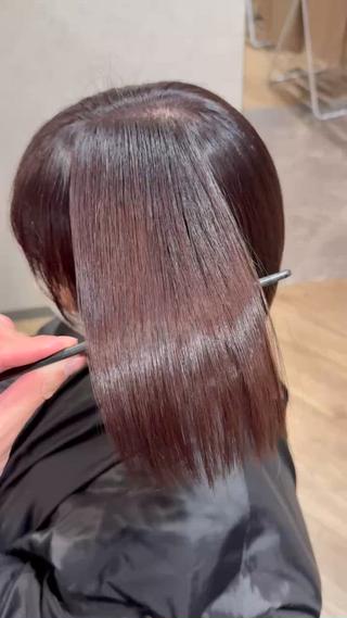 ミディアム カラー 箕面駅‪/カット 千葉 凛大のヘアスタイル