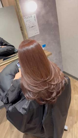 ロング 阪急箕面徒歩1分 labimani千葉のヘアスタイル