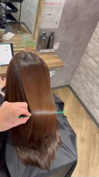 ロング カラー 箕面駅‪/カット 千葉 凛大のヘアスタイル