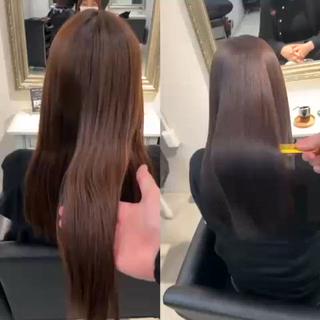 ロング 早﨑 映天のヘアスタイル