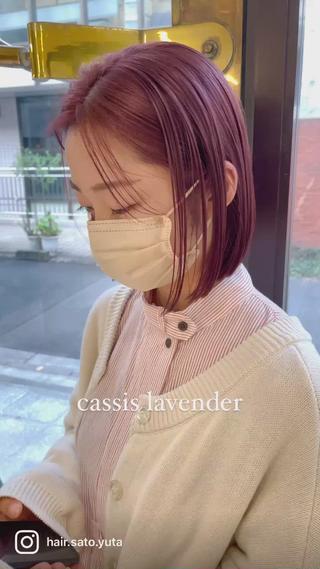 ショート カラー ハイトーンこそキレイ に◎佐藤雄太のヘアスタイル
