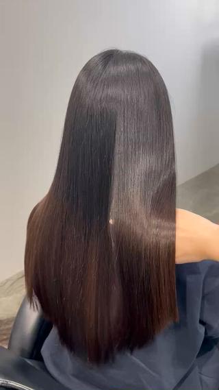 普段のアイロン、カラーなどでダメージした髪の毛を艶々に
カラーと一緒にすることで色持ちも良くなります