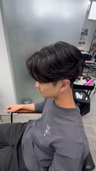 パーマ メンズ 天野 愉月のヘアスタイル