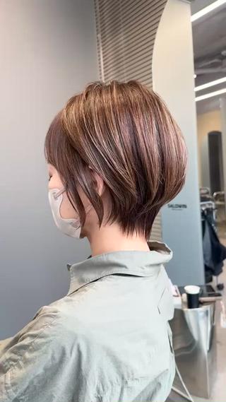 ショート 美才治   秀欣 (ビサイジ ヒデキ)のヘアスタイル