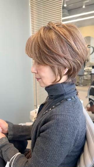 ショート 美才治   秀欣 (ビサイジ ヒデキ)のヘアスタイル