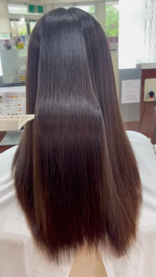 ロング ダメージレス縮毛矯正 メンズも歓迎 細谷のヘアスタイル