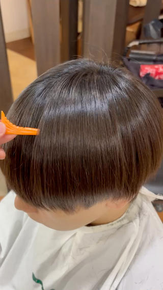 ショート ダメージレス縮毛矯正 メンズも歓迎 細谷のヘアスタイル