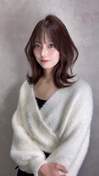 ミディアム カラー 🫧透明感🫧ツヤ感 ✨️カラー特化のヘアスタイル