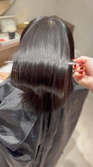 美髪矯正で毎日楽ちんに