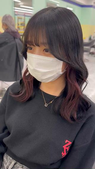 ミディアム 縮毛/ダブルカラー 🦋ベージュヘア🦋のヘアスタイル
