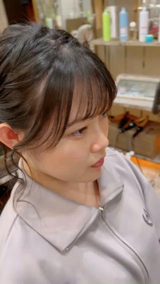 振袖用のヘアメイクです。