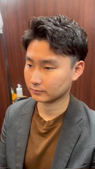 ショート パーマ 吉田 一希のヘアスタイル