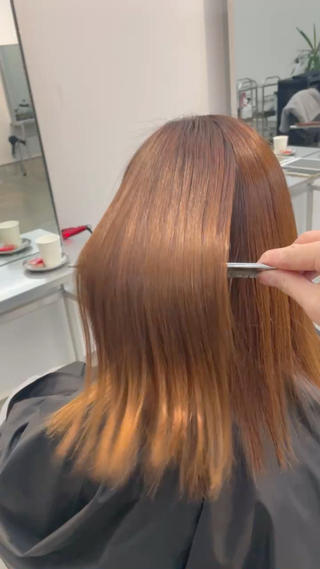 髪質改善ストレート