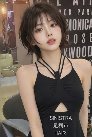 ショート カラー 足利市・原宿・表参道 シニストラのヘアスタイル