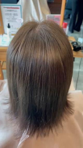 トリートメントのみでこのツヤ感