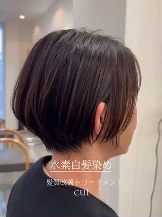 ショート カラー hair・do ✂︎　原口 侑大のヘアスタイル