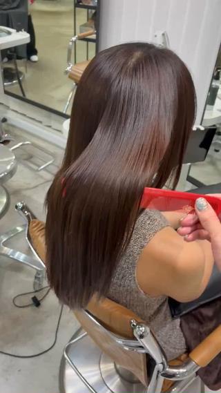 ロング 🌐🪬髪質改善/ 透明感カラーのヘアスタイル