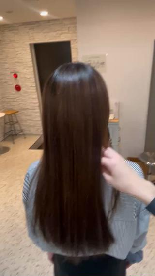 ロング 🌐🪬髪質改善/ 透明感カラーのヘアスタイル