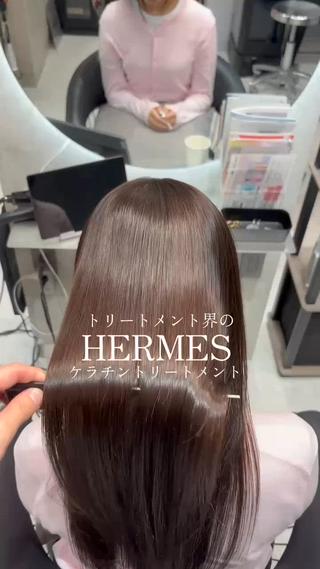 ロング カラー 勝河 怜楊のヘアスタイル
