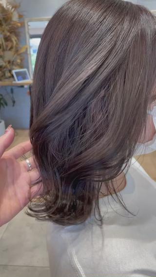 シルクグレー♡
透明感ある大人っぽグレー系