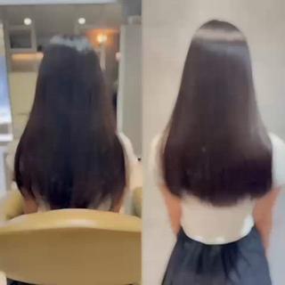 セミロング 美髪ストレート AOYAGIのヘアスタイル