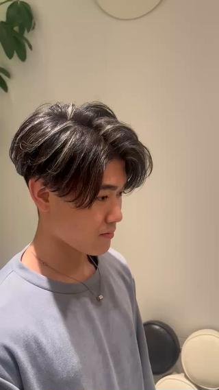 ショート カラー メンズ 原田 尚満 メンズヘア特化のヘアスタイル