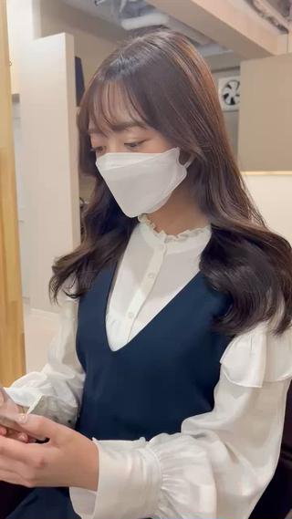 セミロング 田村拓巳 韓国風、髪質改善のヘアスタイル