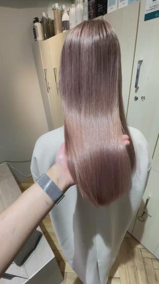 高濃度水素の髪質改善トリートメント＋カラー 