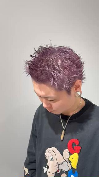 ショート カラー メンズ Riganuts王子 Hayato✂︎のヘアスタイル