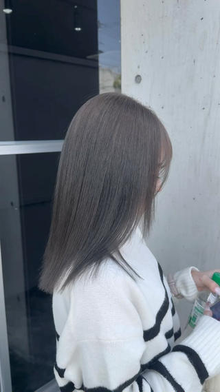 【Greige 】
︎透明感カラー
︎艶カラー
︎髪質改善トリートメント