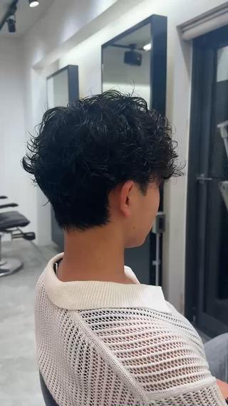 パーマ 小川 廉太朗のヘアスタイル