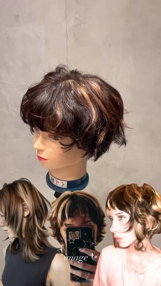 ショート カラー Luna ☾ ໋のヘアスタイル