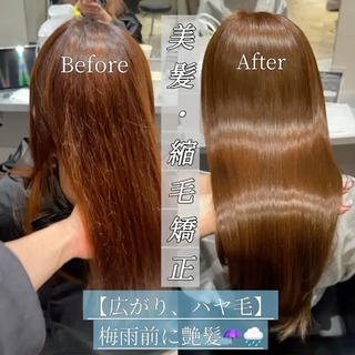 ロング 髪質改善×透明感× 艶髪🥀HIYORIのヘアスタイル