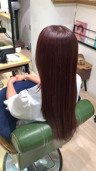 ロング カラー 髪質改善パラッチ MIKAのヘアスタイル