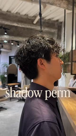 パーマ メンズ アクティブショート 特化うえちりくのヘアスタイル