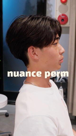 メンズ 渋谷メンズパーマ 特化うえちりくのヘアスタイル