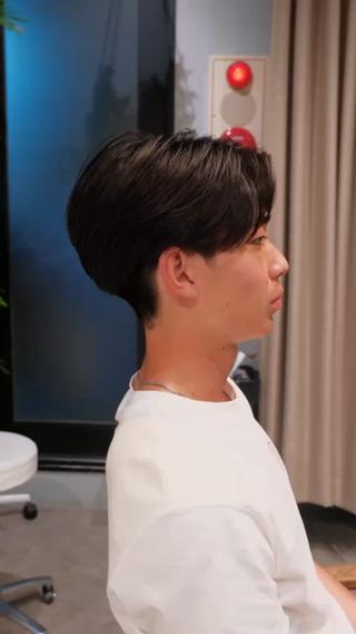 パーマ メンズ アクティブショート 特化うえちりくのヘアスタイル