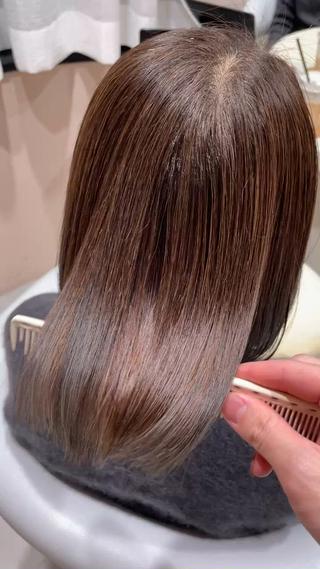 似合わせレイヤー🌟 巻ける縮毛矯正みつきのヘアスタイル