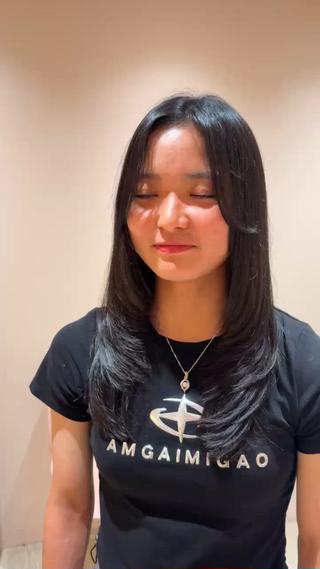 ロング 似合わせレイヤー🌟 巻ける縮毛矯正みつきのヘアスタイル