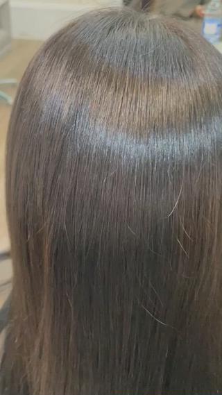 進化した髪質改善今までの髪質改善より手触りがsilkのようなサラサラ感
カラーと同時にできます