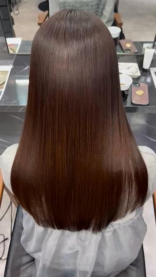 セミロング カラー ulu+sia/ 神戸本格派髪質改善のヘアスタイル