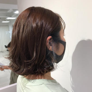 イヤリングカラーでブルージュに
夏っぽいですよね