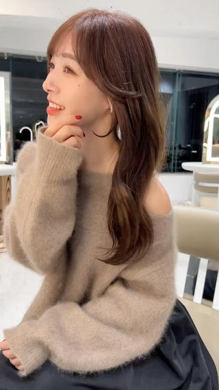 横顔が盛れるフェイスレイヤーcut♡
オススメです♡