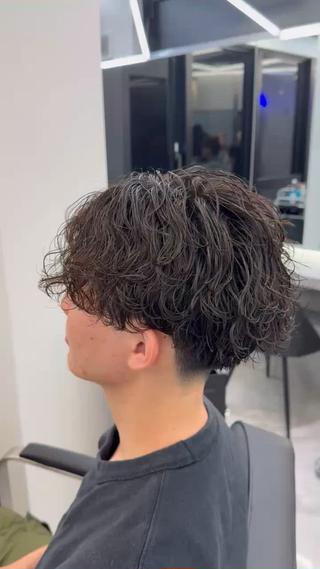 #メンズカット#メンズパーマ#波巻きパーマ#無造作パーマ