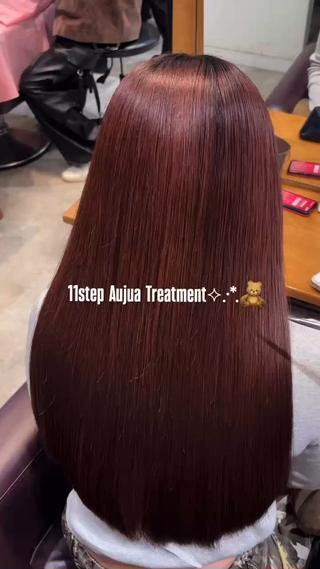 Aujua トリートメントです⟡.·*.
モデル募集の為写真撮らせていただきます*゜
春に向けてちゅるちゅるの髪にしましょうྀི 