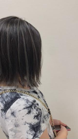 ミディアム 🌿レイヤー/ブリー チ/🌿JINのヘアスタイル
