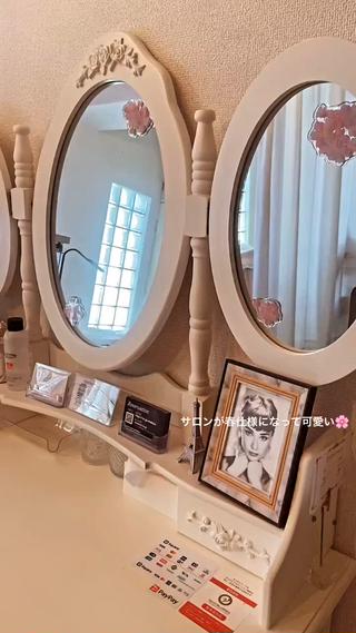 サロンは季節ごとに雰囲気がアレンジされてます♡