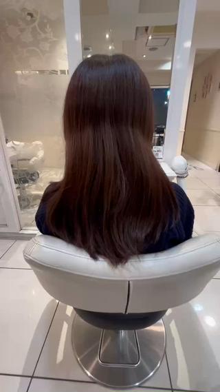 髪質改善カラーbefore after