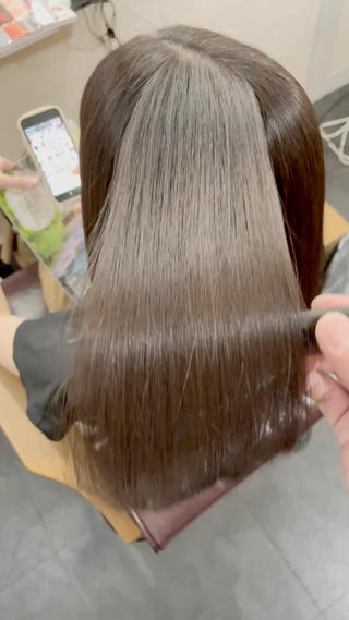 マットグレー×髪質改善
#wavi#wavihair#髪質改善#今泉